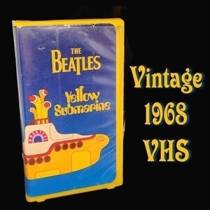 The Beatles Yellow Submarine Vintage 1968 VHS